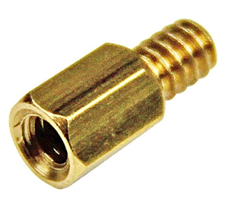 StarTech.com 6-32 Brass Motherboard Standoffs for ATX Computer Case - 15 Pack