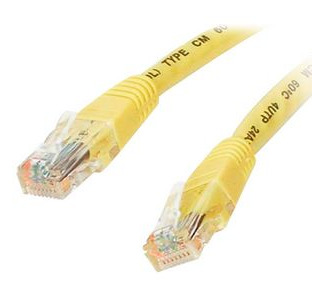 StarTech.com 4 ft Yellow Molded Cat6 UTP Patch Cable - ETL Verified