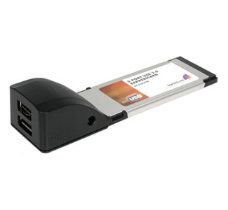 StarTech.com 2 Port ExpressCard Laptop USB 2.0 Adapter Card