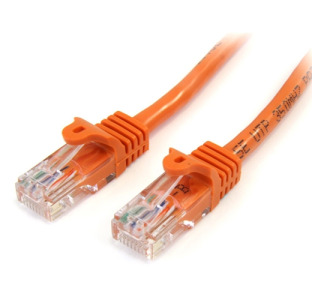 StarTech.com Snagless Cat5e UTP Patch cable - RJ-45 (M) - RJ-45 (M) - 0.9 m - UTP - ( CAT 5e ) - Orange