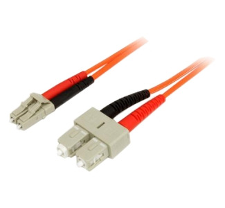 StarTech.com 1m Multimode 50/125 Duplex Fiber Patch Cable LC - SC