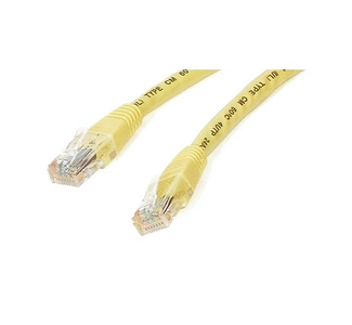 StarTech.com Star25 ft Yellow Molded Cat6 UTP Patch Cable - ETL Verified