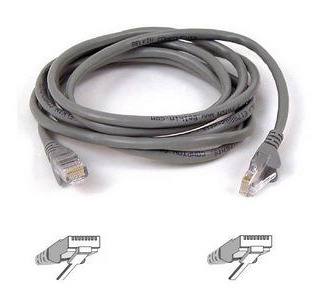 Belkin Cat. 5E Patch Cable - Gray - 1ft