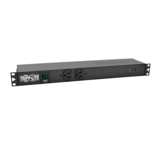 Tripp Lite PDU Metered Isobar Surge 120V 20A 12 5-20R; 2 5-15R L5-20P 1URM
