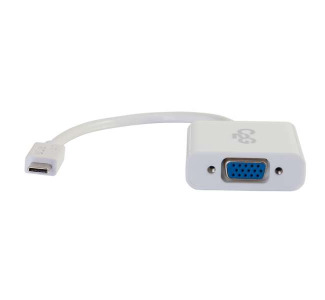 C2G USB-C to VGA Video Adapter - White