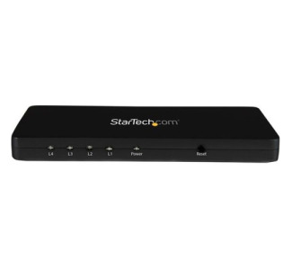 StarTech.com 4K HDMI 4-Port Video Splitter - 1x4 HDMI Splitter w/ Solid Aluminum Housing - 4K 30Hz