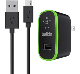 Belkin Universal Home Charger with Micro USB ChargeSync Cable (10 Watt/ 2.1 Amp)