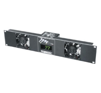 Middle Atlantic Products Fan Panel, 50 CFM, 24dB, w/Display