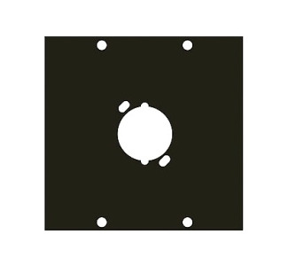 Middle Atlantic Products UCP Module, One XLR Female Punchouts