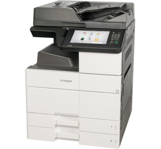 Lexmark MX910DE Laser Multifunction Printer - Monochrome - Plain Paper Print - Floor Standing