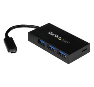 StarTech.com 4 Port USB 3.0 Hub - USB-C to 1x USB-C and 3x USB-A - Portable USB C Hub - USB Type C Hub - USB Type-C Hub for Chromebook Pixel and MacBook