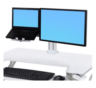 ERGOTRON Workfit LCS & Laptop Kit, White 