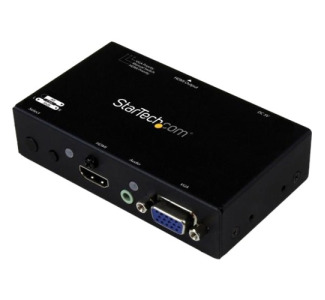 StarTech.com 2x1 HDMI + VGA to HDMI Converter Switch w/ Automatic and Priority Switching - 1080p