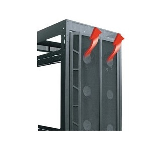 Middle Atlantic Products High CFM Split Rear Door, 45 RU Racks