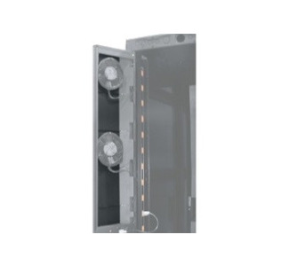 Middle Atlantic Products Fan Door Panel, 1/2 RU, D-CFRD-44
