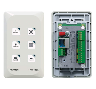 Kramer 6-Button Touch-Sensitive Ethernet Control Keypad (US)
