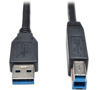 Tripp Lite 15ft USB 3.0 SuperSpeed Device Cable 5 Gbps A Male to B Male Black