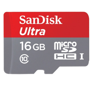 SanDisk Ultra 16 GB microSDHC