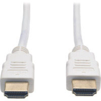 TRIPP-LITE P568-006-WH 6FT HIGH SPEED HDMI CBL DIGITAL VIDEO W/ AUDIO M/M WHT