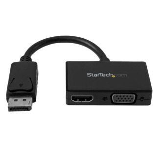 StarTech.com Travel A/V adapter: 2-in-1 DisplayPort to HDMI or VGA