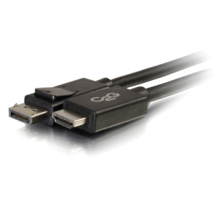 C2G 3ft DisplayPort Male to HD Male Adapter Cable - Black