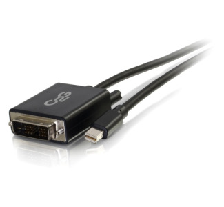 C2G 10ft Mini DisplayPort Male to Single Link DVI-D Male Adapter Cable - Black