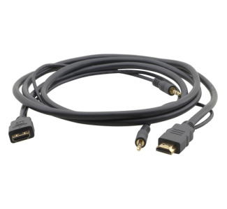 Kramer High-Speed HDMI Flexible Cable with Ethernet & 3.5mm Stereo Audio