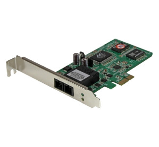 StarTech.com PCI Express (PCIe) Gigabit Ethernet Multimode SC Fiber Network Card Adapter NIC - 550m