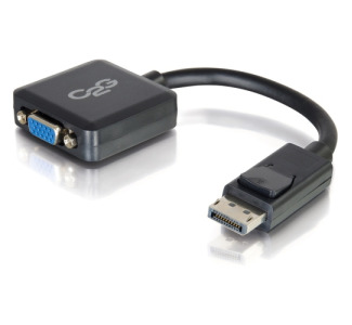 C2G 8in DisplayPort to VGA Adapter Converter for Laptops and PCs