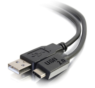 C2G 6ft USB 2.0 USB-C to USB-A Cable M/M - Black