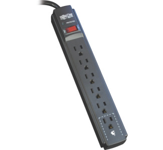 Tripp Lite Surge Protector Power Strip 6 Outlet 15 '' Cord Black 790 J