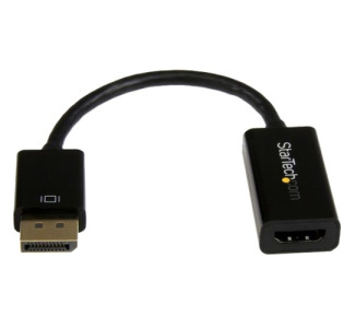 StarTech.com DisplayPort to HDMI 4K Audio / Video Converter - DP 1.2 to HDMI Active Adapter for Desktop / Laptop Computers - 4K @ 30 Hz