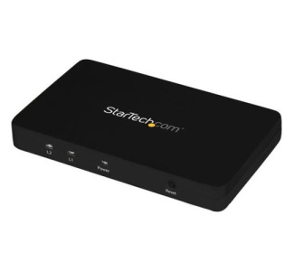 StarTech.com 4K HDMI 2-Port Video Splitter - 1x2 HDMI Splitter w/ Solid Aluminum Housing - 4K 30Hz