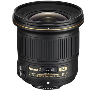 Nikon Nikkor - 20 mm - f/1.8 - Ultra Wide Angle Lens for Nikon F-bayonet
