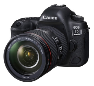  Canon EOS 5D Mark IV 30.4 Megapixel DSLR Camera with 24-105mm f/4L II Lens 