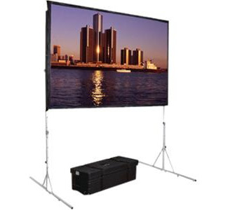 Da-Lite Fast-Fold Deluxe Manual Projection Screen - 124.5