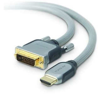 Belkin PureAV Silver Series HDMI Interface-to-DVI Video Cable