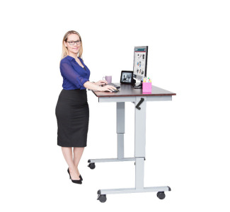 Standup Cf48 Dw 48 Crank Adjustable Stand Up Desk Camcor