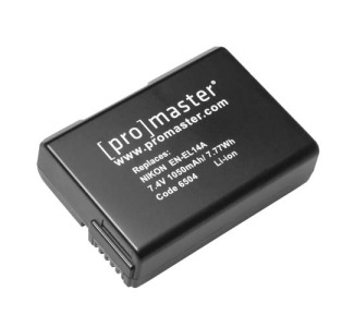 ProMaster EN-EL14A (N) for Nikon Lithium Ion 7.4V 1050mah