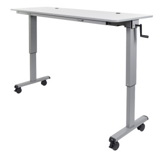 STAND-NESTC-72 - 72″ Adjustable Flip Top Table, Crank Handle