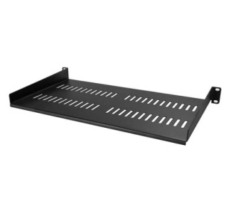 StarTech.com Vented 1U Rack Shelf - 10in Deep - 1U Rack Mount Shelf