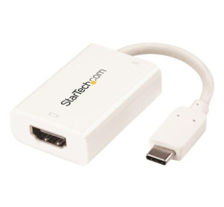 StarTech.com USB-C to HDMI Adapter with USB Power Delivery - USB Type-C to HDMI Converter for Computers with USB C - USB Type C - 4K 60Hz