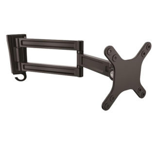 StarTech.com Wall Mount Monitor Arm - Dual Swivel - For VESA Mount Monitors / Flat-Screen TVs up to 27in (33lb/15kg) - Monitor Wall Mount