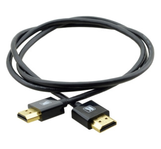 Kramer Ultra Slim Flexible High-Speed HDMI Cable with Ethernet - Black