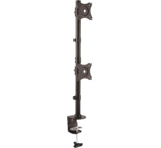 StarTech.com Vertical Dual Monitor Mount - Heavy Duty Steel - For VESA Mount Monitors up to 27in (22lb/10kg) - Adjustable Double Monitor Mount