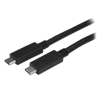 StarTech.com 2m 6 ft USB C Cable with Power Delivery (3A) - M/M - USB 3.0 - USB-IF Certified - USB 3.0 Type C Cable - USB 3.1 Gen1 (5Gbps)