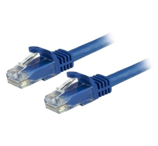 StarTech.com 1ft Blue Cat6 Patch Cable with Snagless RJ45 Connectors - Short Ethernet Cable - 1 ft Cat 6 UTP Cable