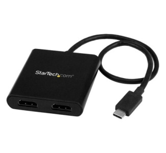 StarTech.com USB-C to HDMI Multi Monitor Splitter - Thunderbolt 3 Compatible - 2-Port MST Hub