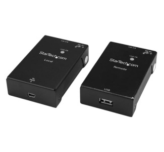 StarTech.com 1 Port USB 2.0 Over Cat5 or Cat6 Extender Kit - 165ft (50m) - USB Extender - USB to Ethernet Extender