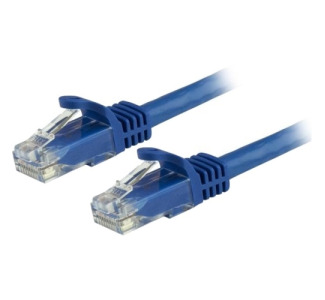 StarTech.com 6in Blue Cat6 Patch Cable with Snagless RJ45 Connectors - Short Ethernet Cable - 6 inch Cat 6 UTP Cable